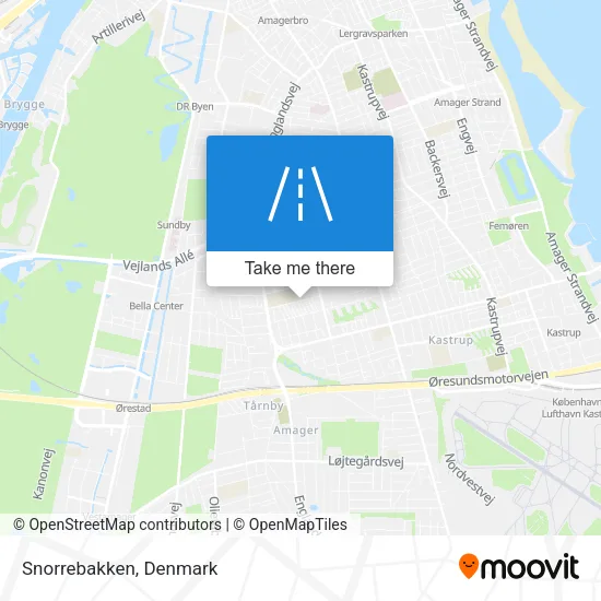 Snorrebakken map