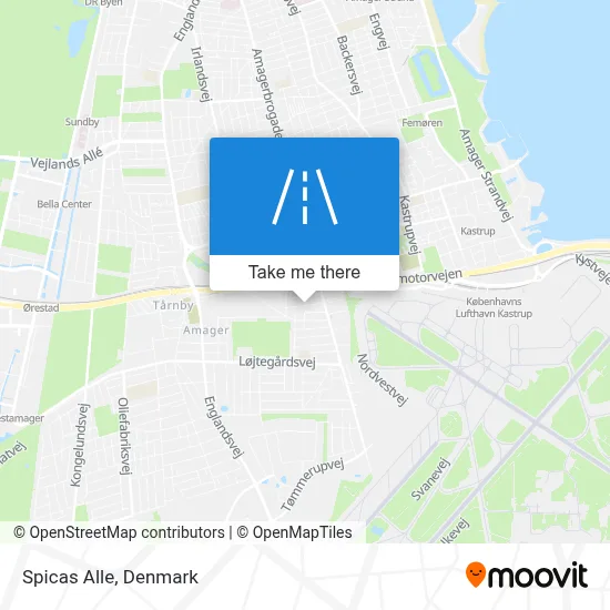 Spicas Alle map