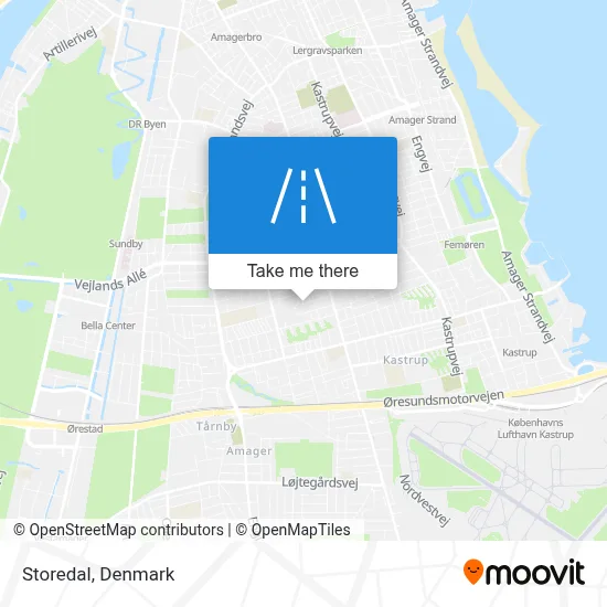 Storedal map