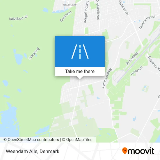 Weendam Alle map