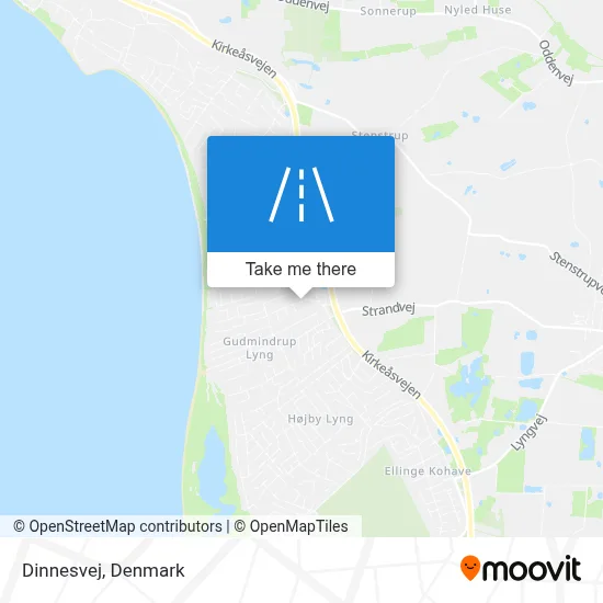 Dinnesvej map
