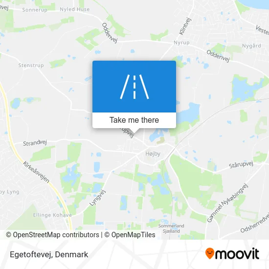 Egetoftevej map