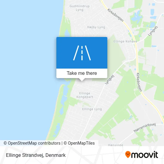 Ellinge Strandvej map