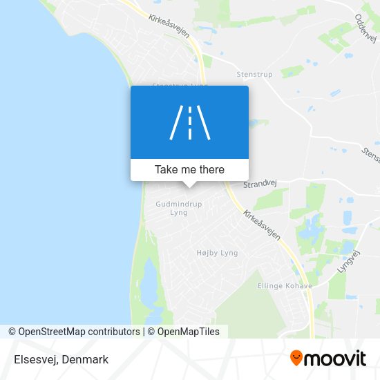 Elsesvej map