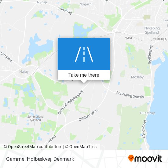Gammel Holbækvej map