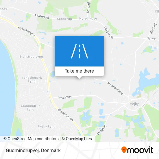 Gudmindrupvej map
