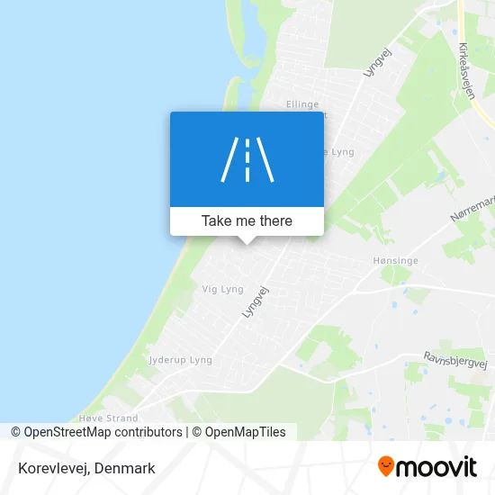 Korevlevej map
