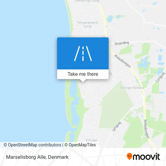 Marselisborg Alle map