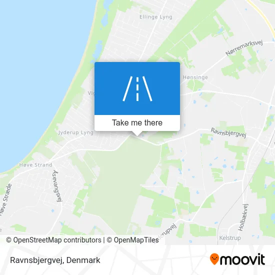 Ravnsbjergvej map