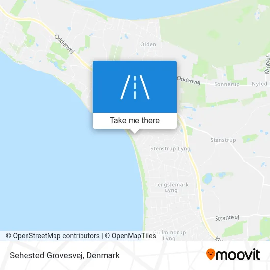 Sehested Grovesvej map