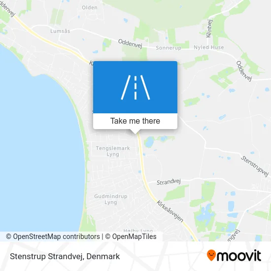 Stenstrup Strandvej map