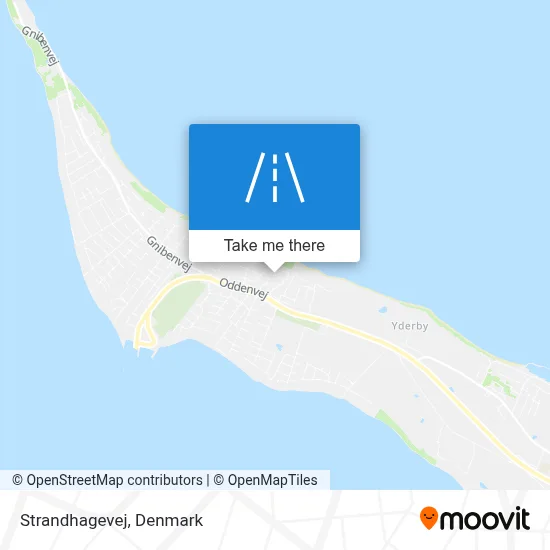 Strandhagevej map