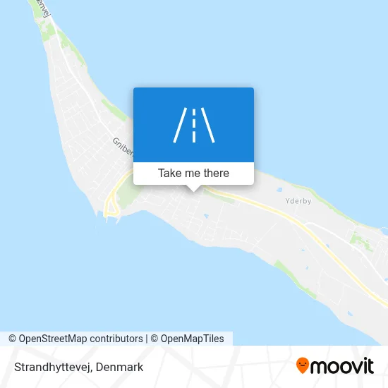 Strandhyttevej map