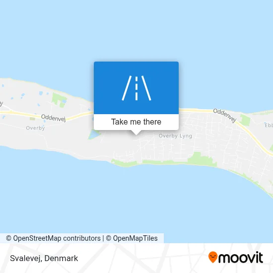 Svalevej map