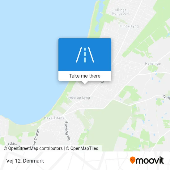 Vej 12 map