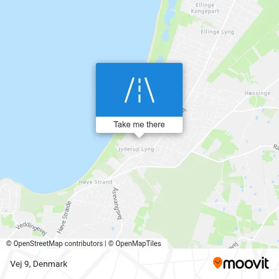 Vej 9 map