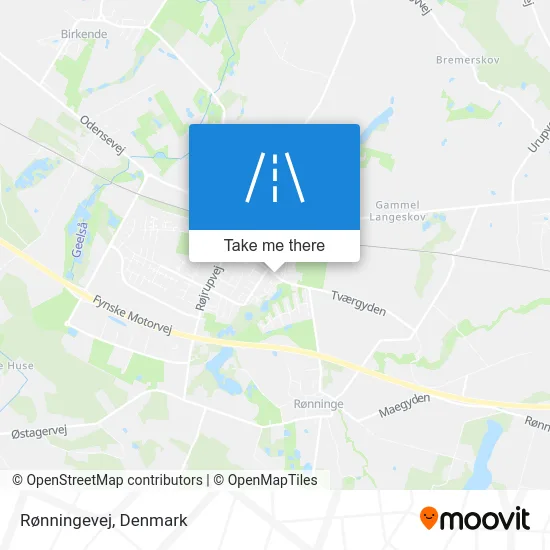 Rønningevej map