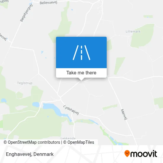 Enghavevej map