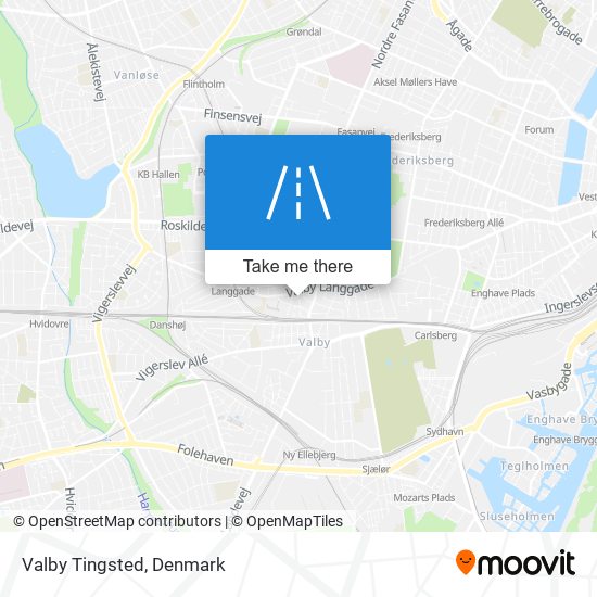 Valby Tingsted map