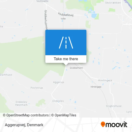 Aggerupvej map