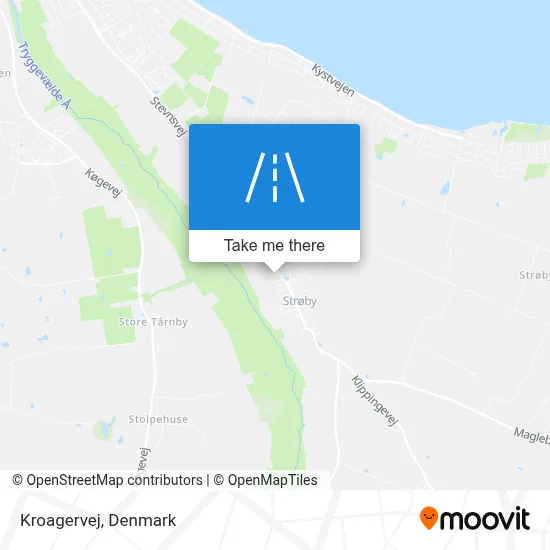 Kroagervej map