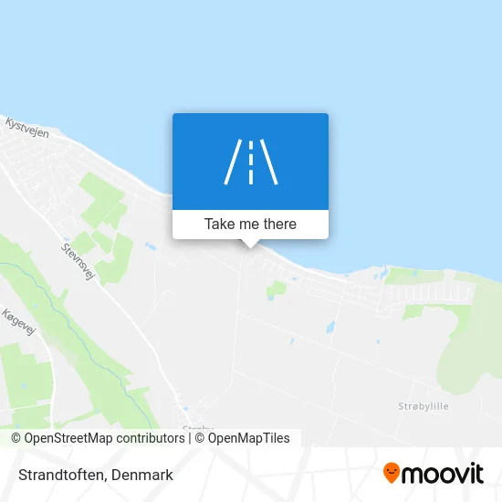 Strandtoften map