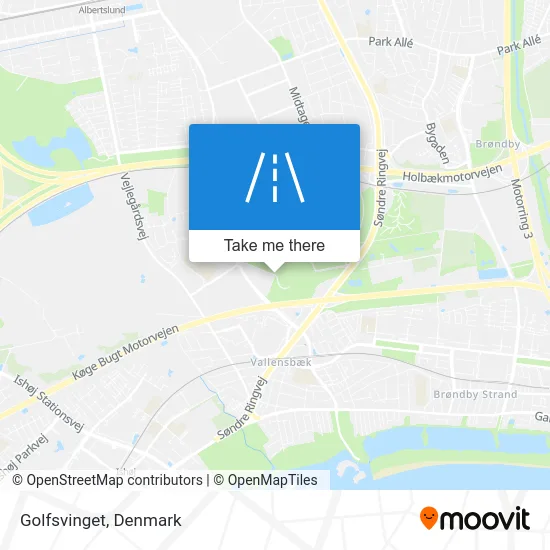Golfsvinget map