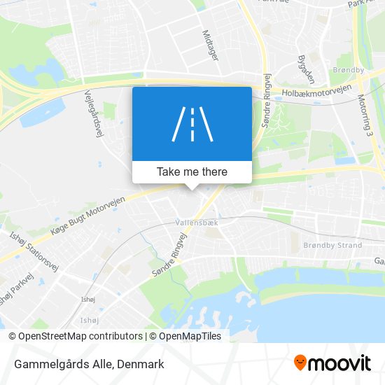 Gammelgårds Alle map