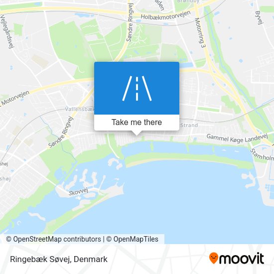 Ringebæk Søvej map
