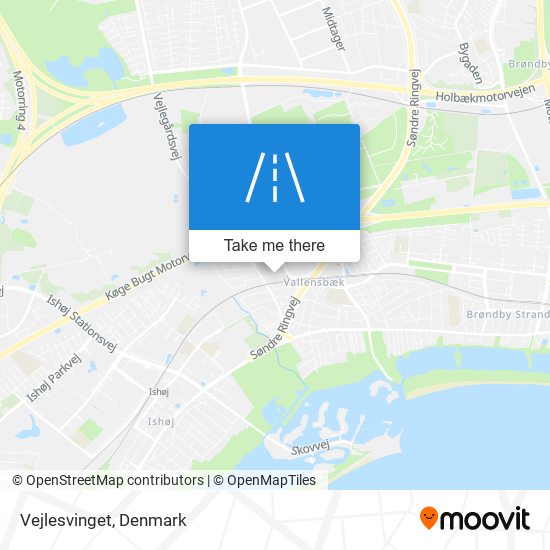 Vejlesvinget map