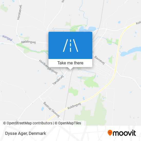 Dysse Ager map
