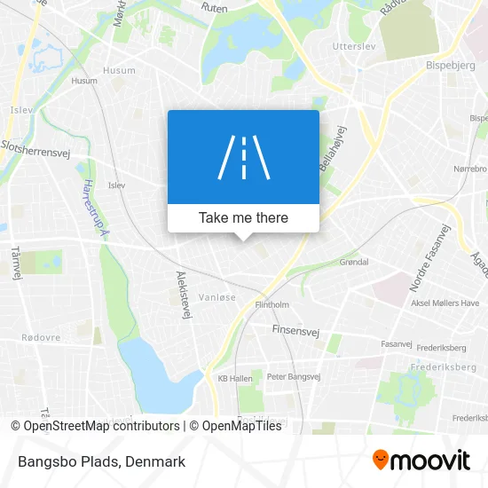Bangsbo Plads map