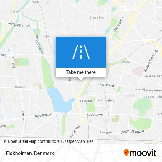Flakholmen map