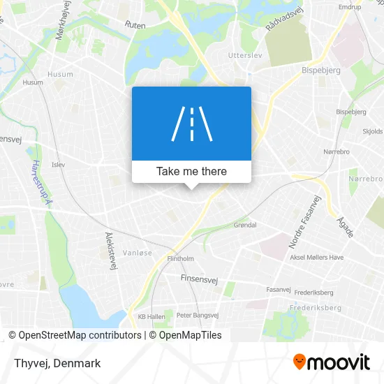 Thyvej map