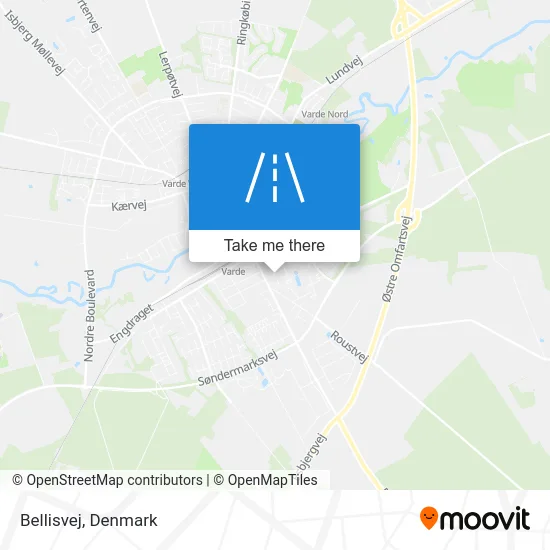 Bellisvej map