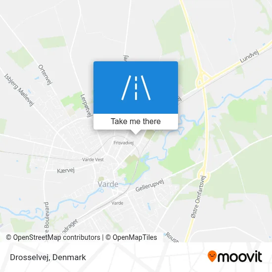 Drosselvej map