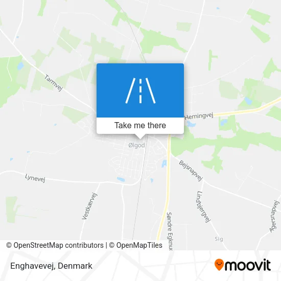 Enghavevej map
