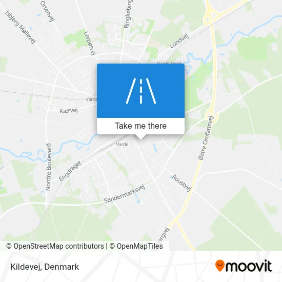 Kildevej map