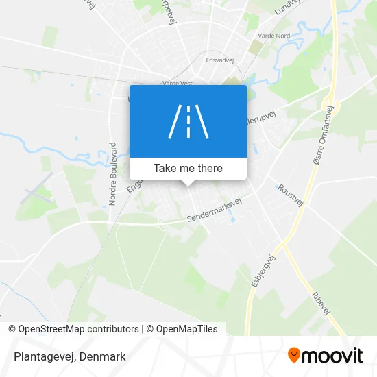 Plantagevej map