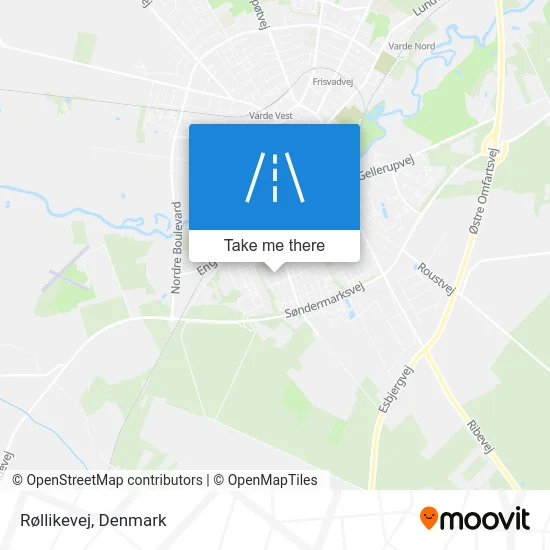 Røllikevej map