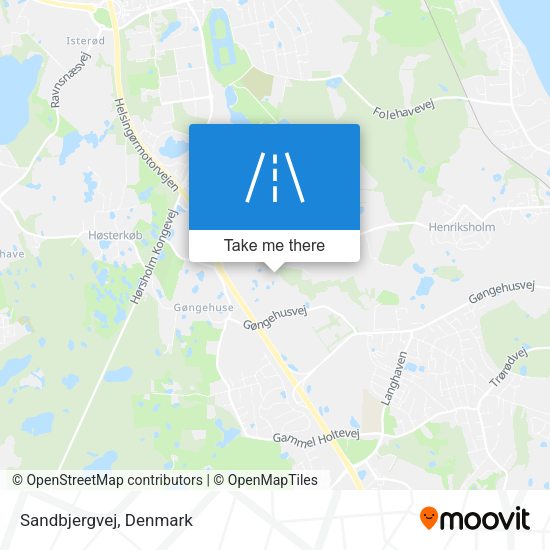 Sandbjergvej map