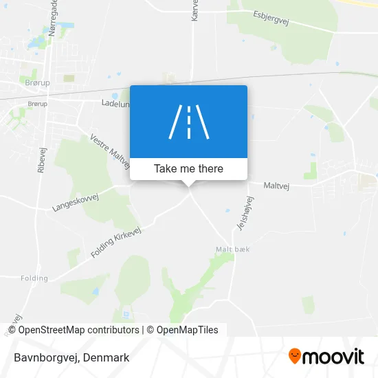Bavnborgvej map