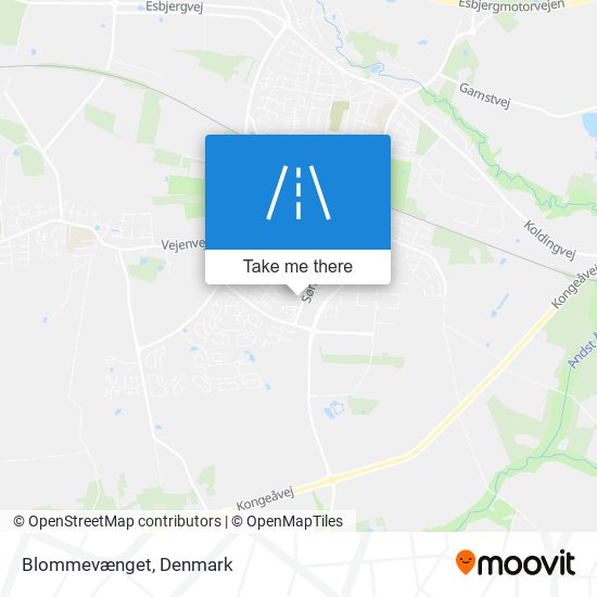 Blommevænget map