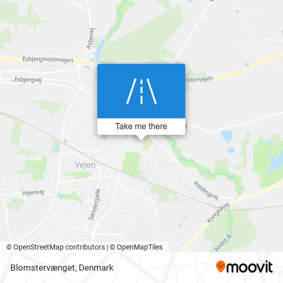 Blomstervænget map