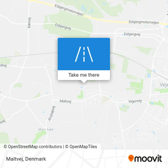 Maltvej map