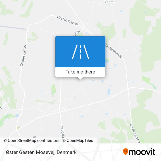 Øster Gesten Mosevej map