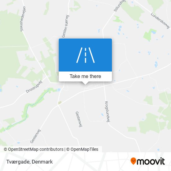 Tværgade map