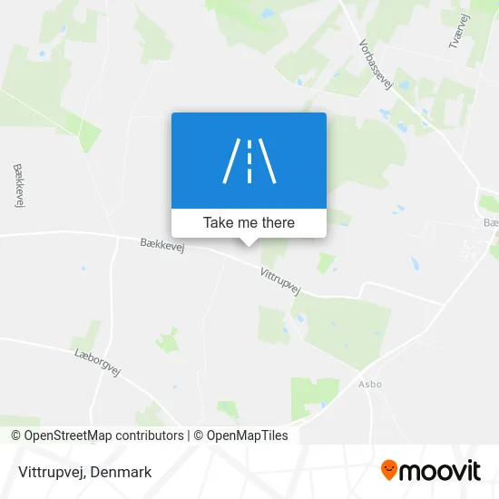 Vittrupvej map