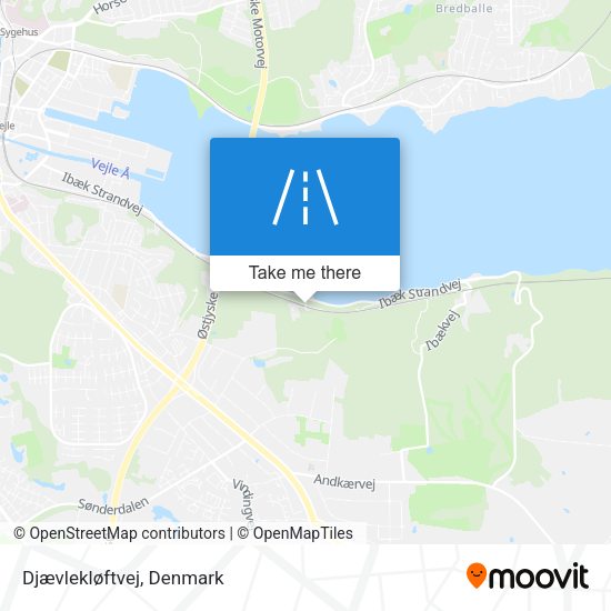 Djævlekløftvej map