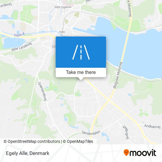 Egely Alle map